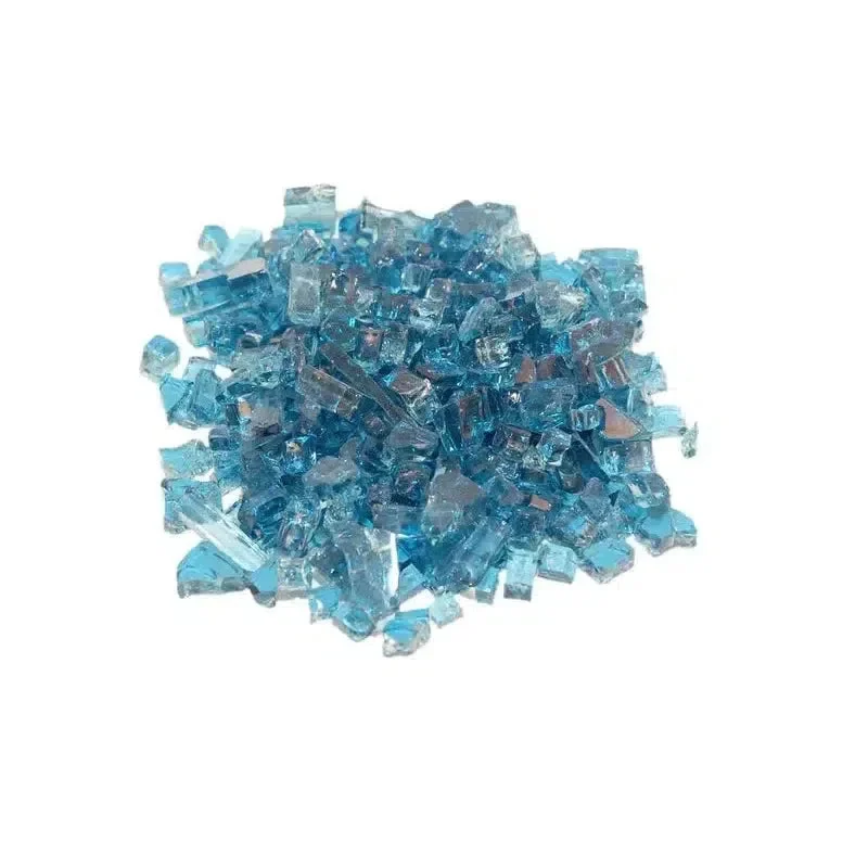 10 lb. Package of Caribbean Blue Non-Reflective Fyre Glass Media