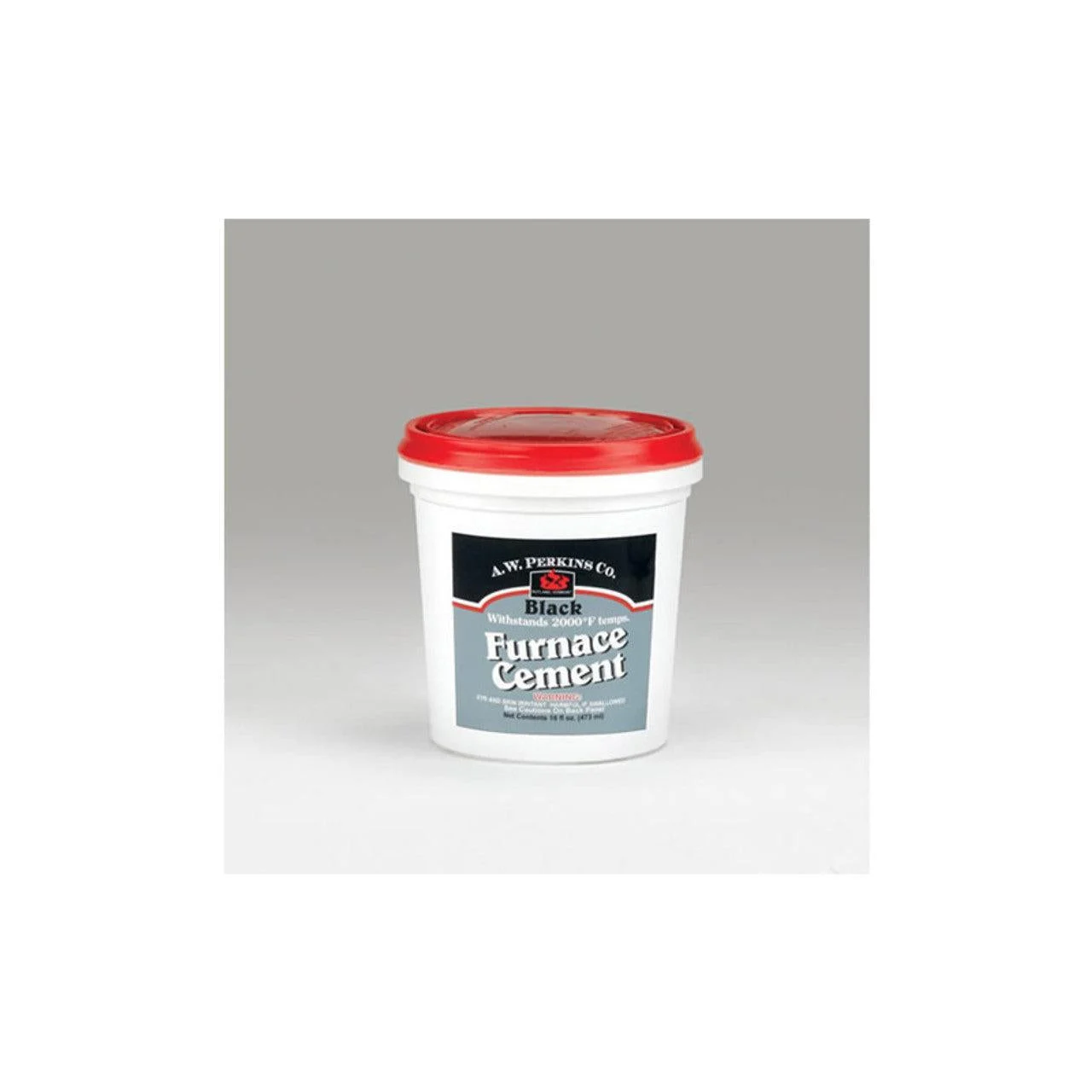 AW Perkins 1 Pint Black Furnace Cement
