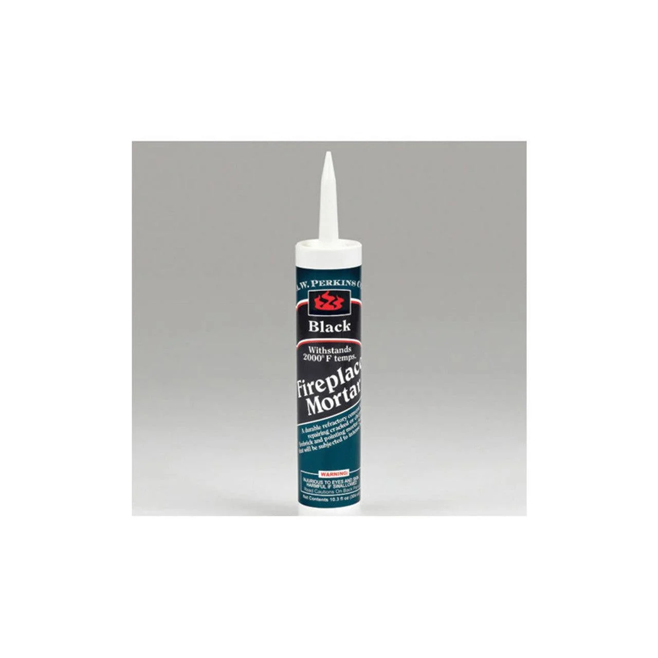 AW Perkins 10.3 oz Black Fireplace Mortar Cartridge (1 Case of 12)