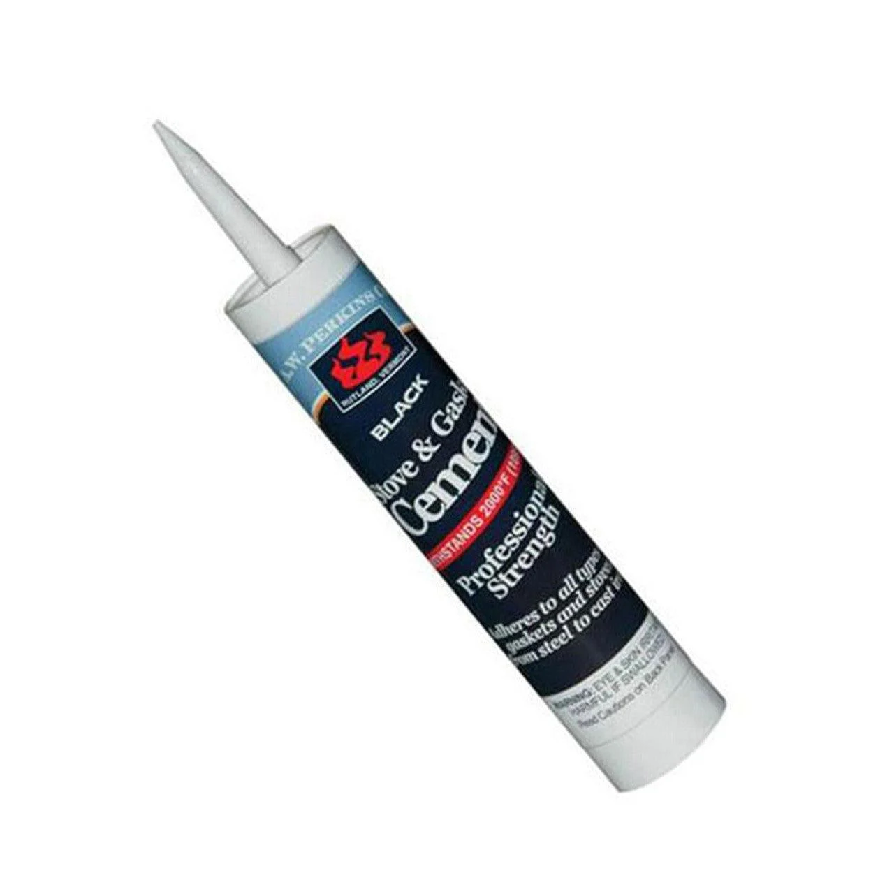 AW Perkins 11 Oz. Black 81 Stove And Gasket Cement Tube Caulking Cartridge