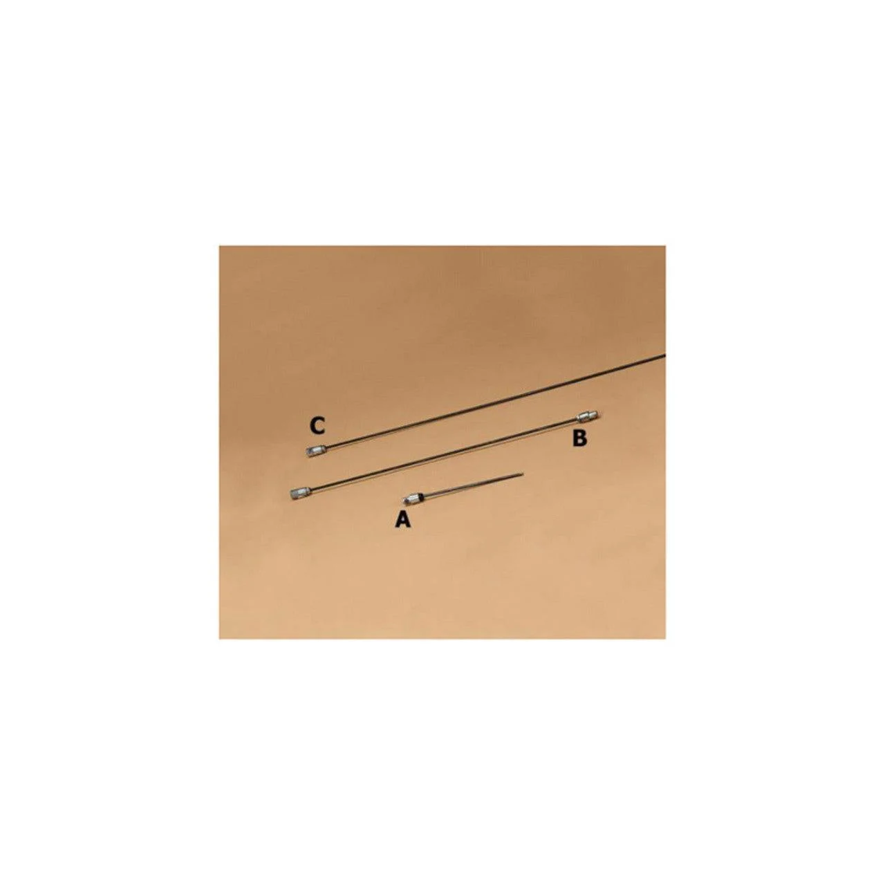 AW Perkins 1/4" X 2.5' OSR25 Foot Steel Rod