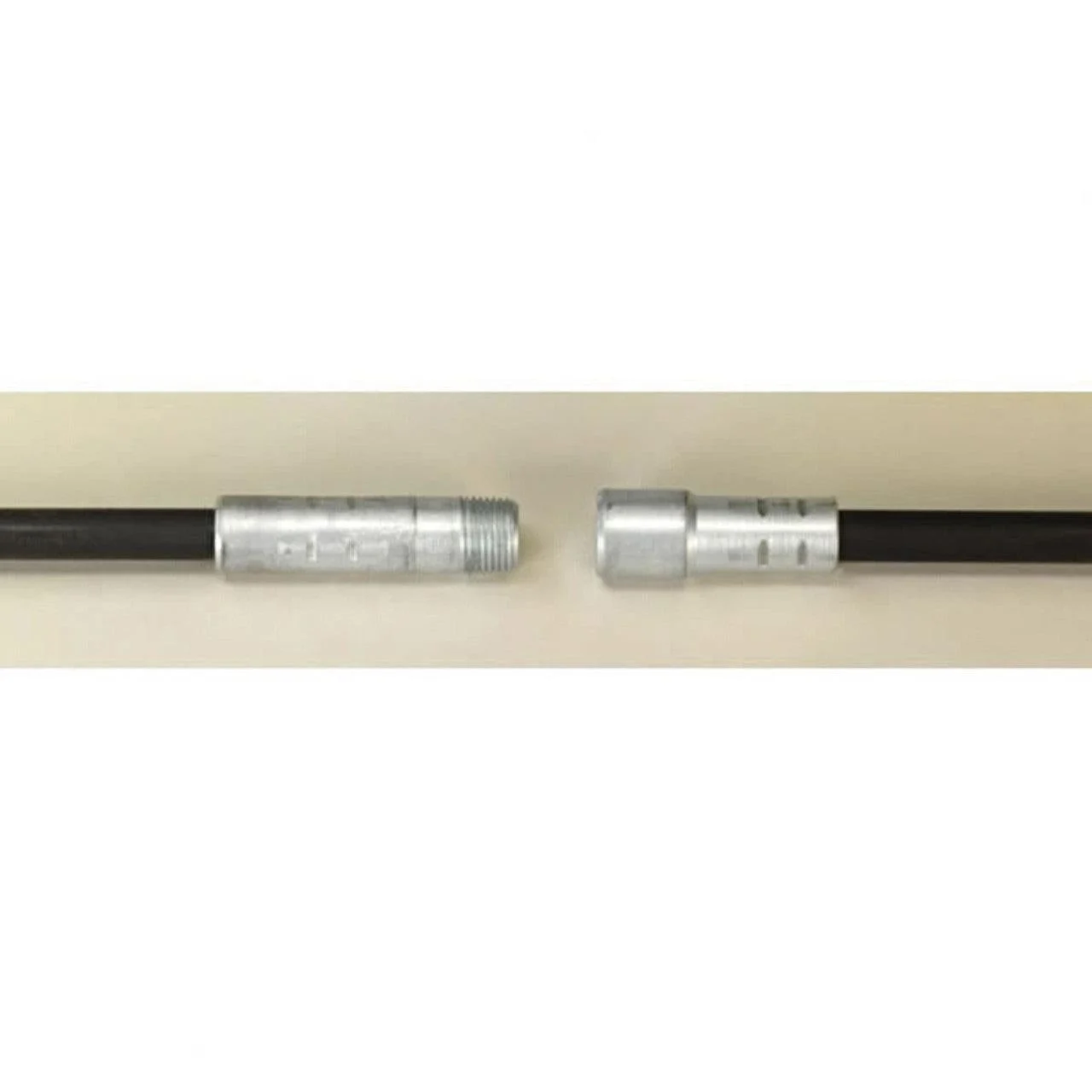 AW Perkins 6' Black 16072 Professional-Duty Fiberglass 3/8" NPT Chimney Cleaning Rod