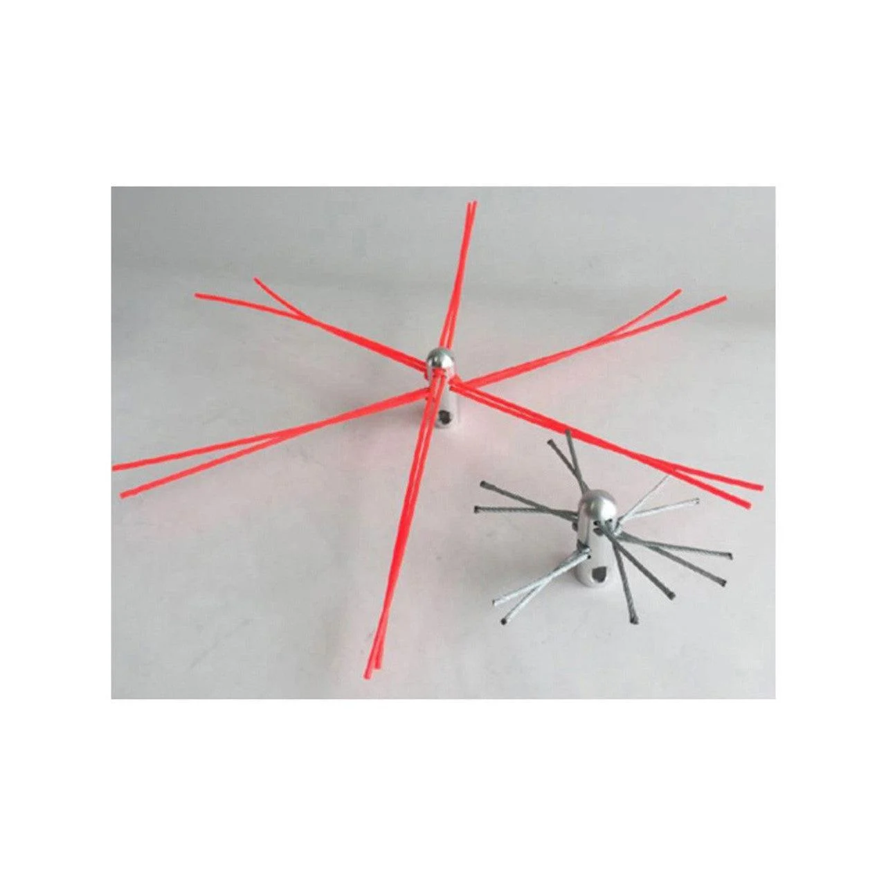 AW Perkins ButtonLok 12" Aluminum RO23 Missile Whip Steel Wire Scratcher