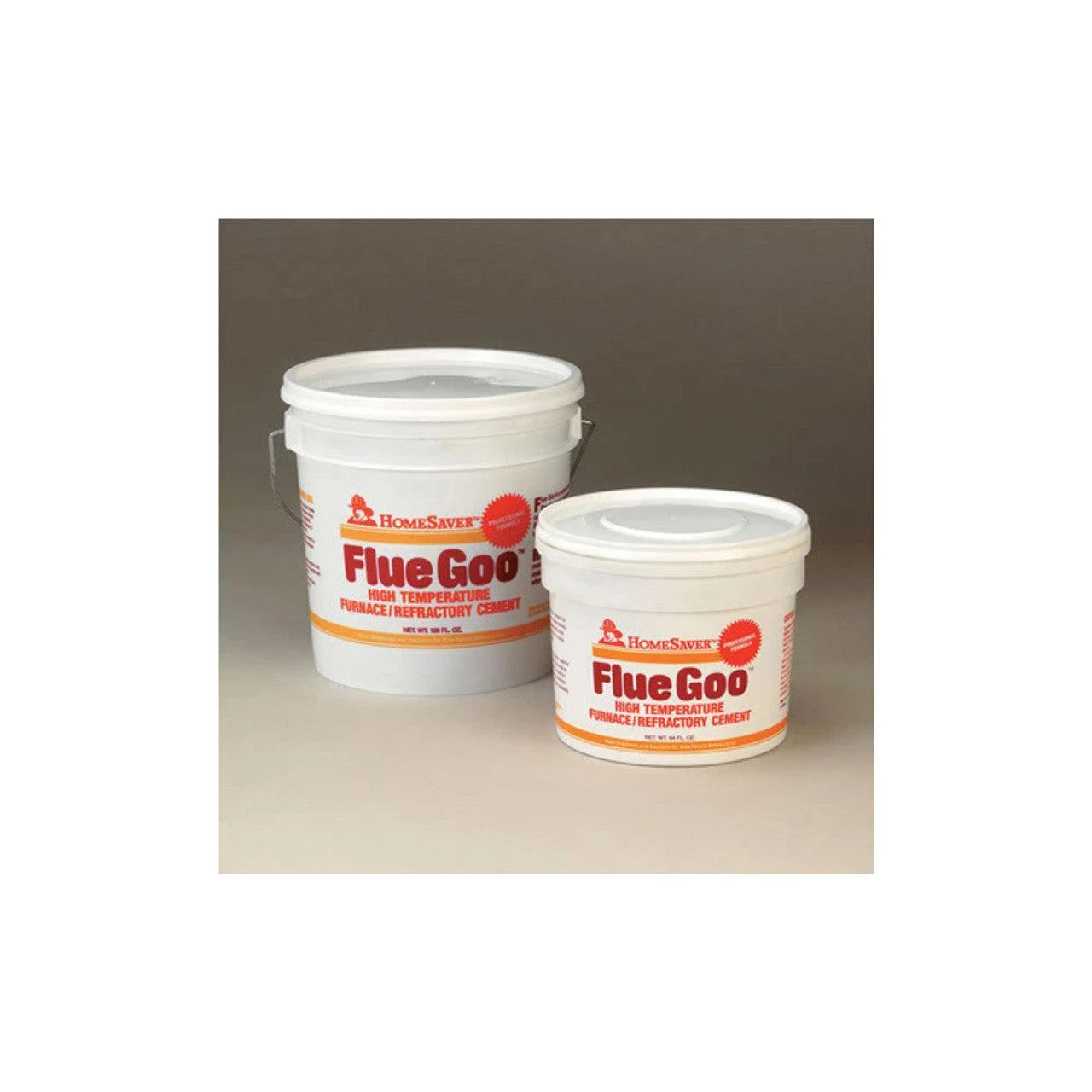 AW Perkins HomeSaver 1/2-Gallon Buff 3610B Tub Pre-Mixed Flue Goo Furnace / Refractory Cement