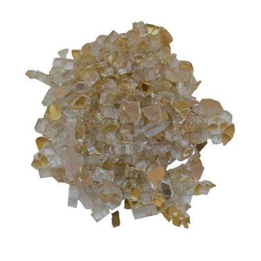 Amantii 1/2" Champagne Reflective Fireglass - 5lbs