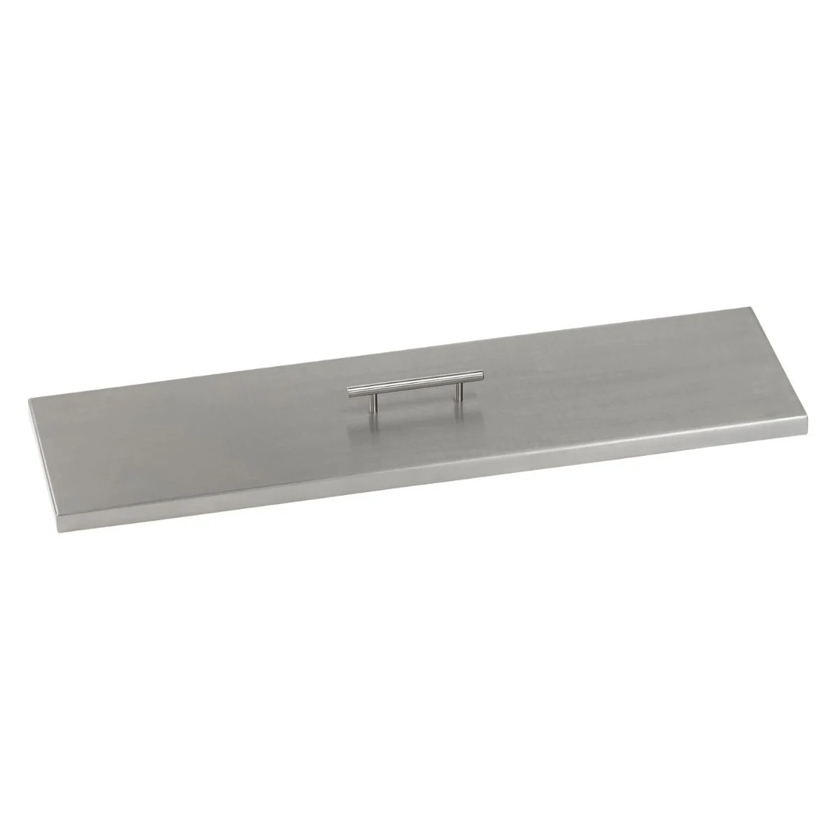 American Fireglass 39" Linear Stainless Steel Drop-In Fire Pit Pan Cover