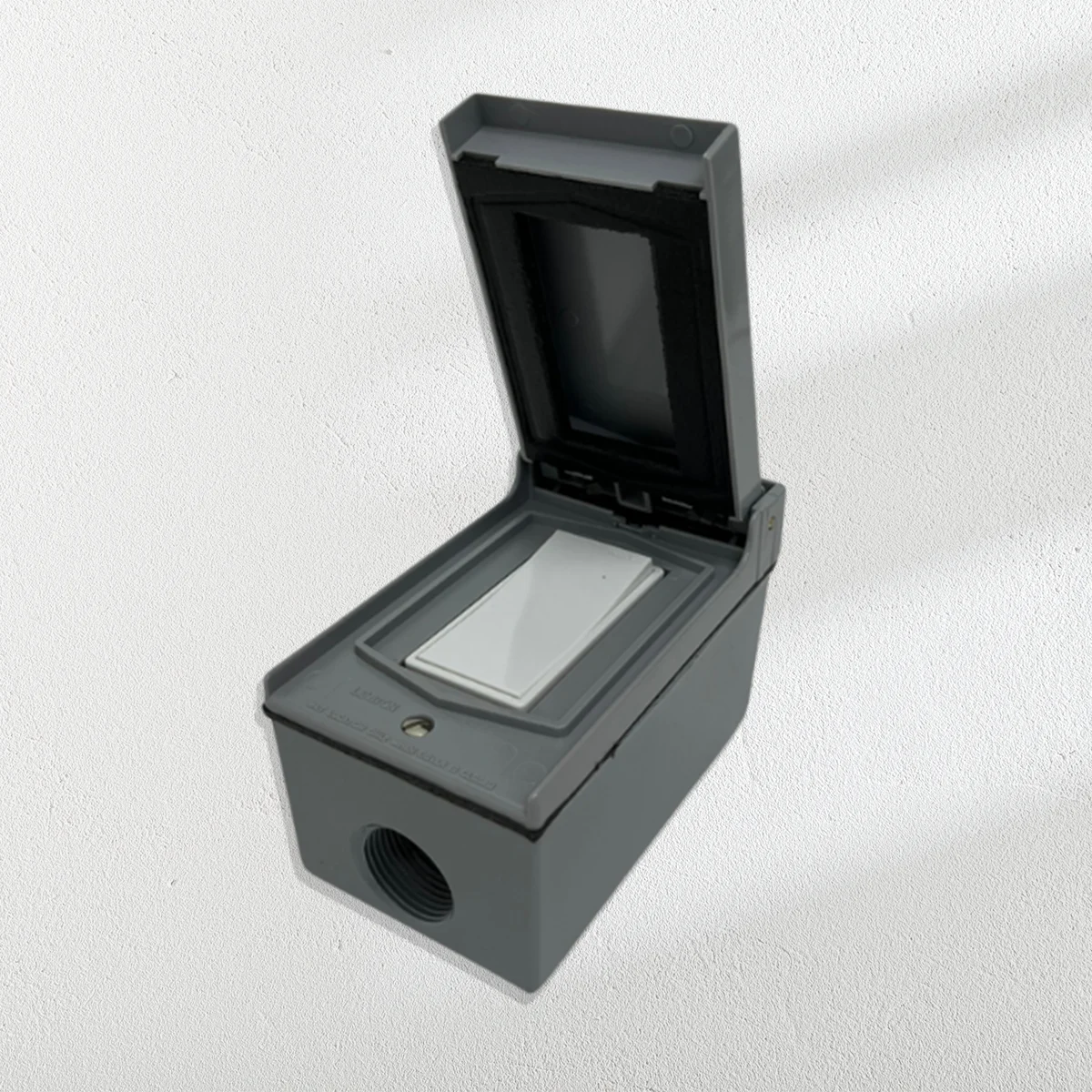 Bromic Heating 20 AMP Single Outdoor Manual Wall Switch