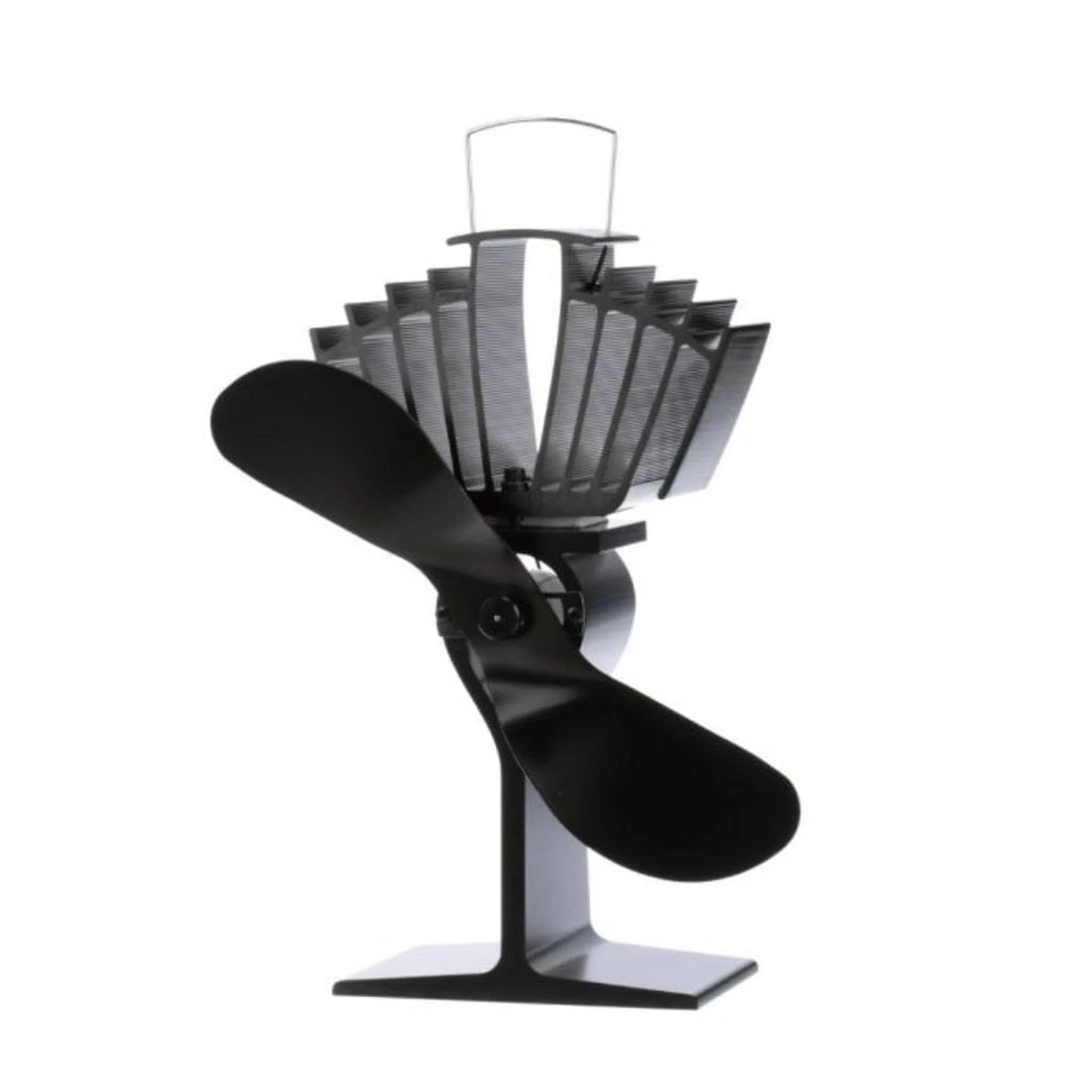 Caframo Ecofan AirMax 10" Heat Powered Wood Stove Fan With Black Blade