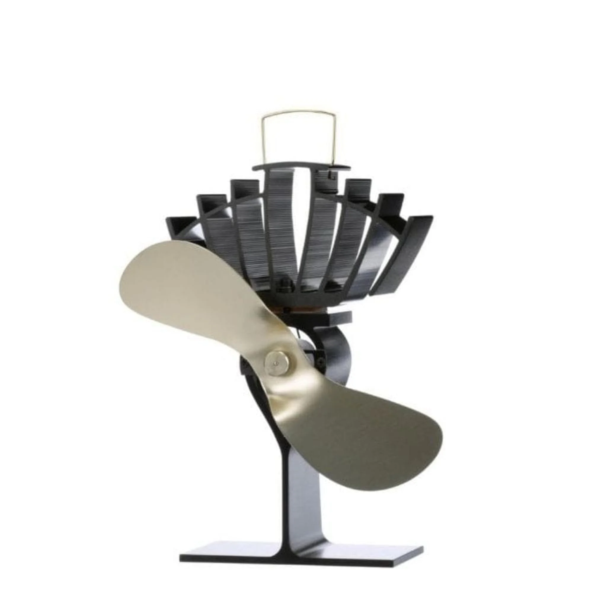 Caframo Ecofan UltrAir 9" Heat Powered Wood Stove Fan With Gold Blade