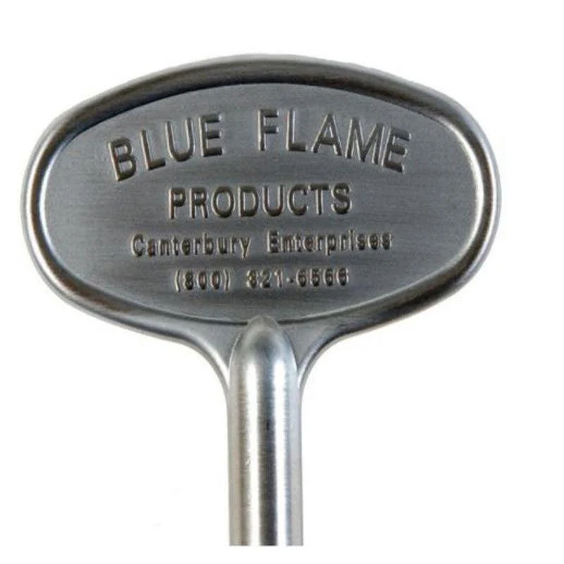 Canterbury Enterprises 3" Satin Chrome Universal Gas Valve Key