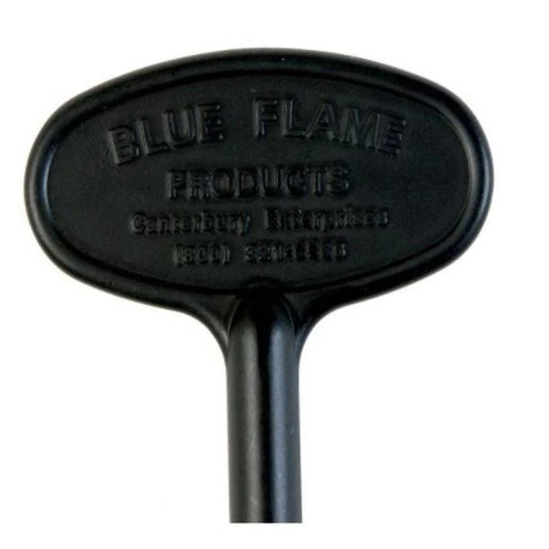 Canterbury Enterprises 8" Flat Black Universal Gas Valve Key