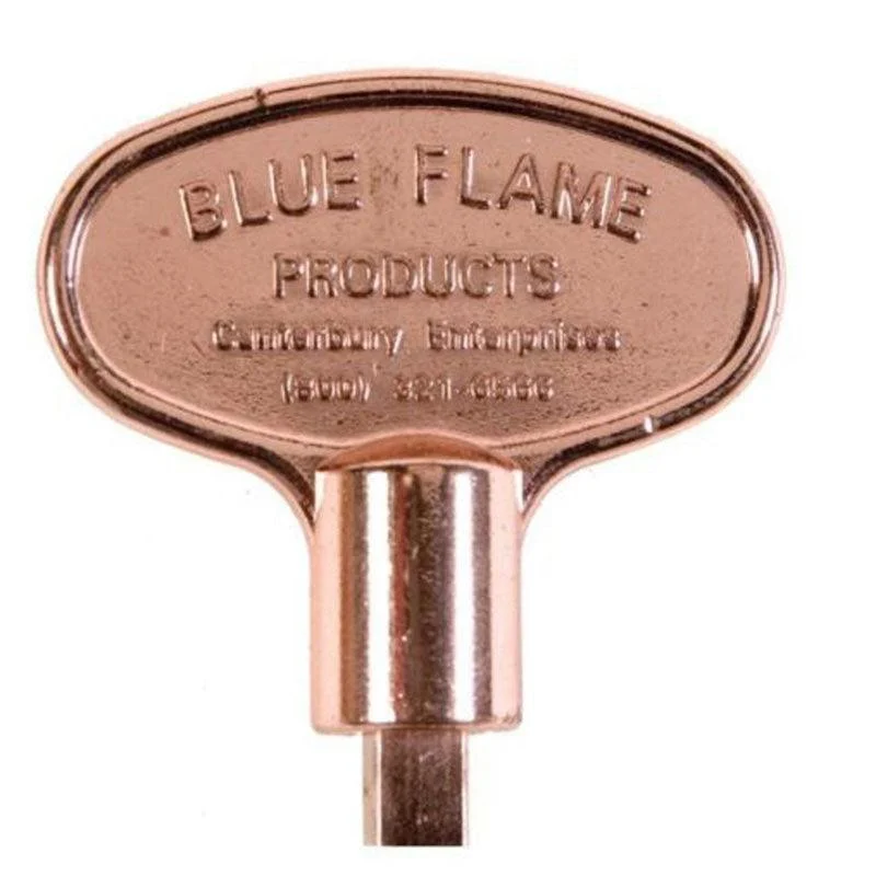 Canterbury Enterprises 8" Polished Copper Universal Gas Valve Key