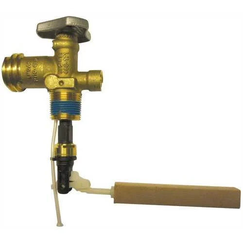 Cavagna 82.8017 4" Type 1 ACME 20 lb. Cylinder Valve with Overfill Prevention Device Accessory