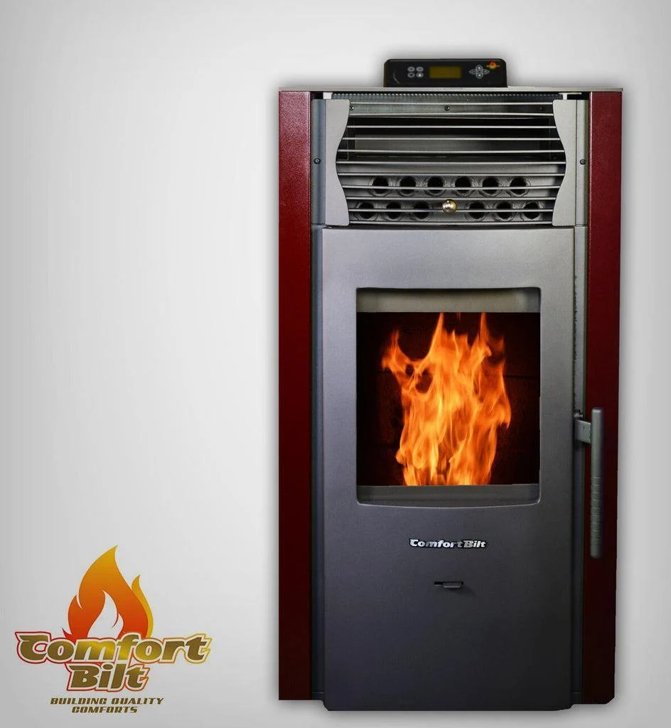 ComfortBilt HP50S 21" Burgundy Wood Pellet Stove