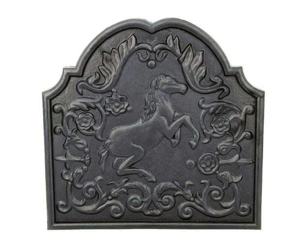 Dagan Industries FB-H 15" Black Fireplace Fire Back
