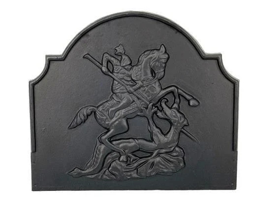 Dagan Industries FB-KN 18" Black Fireplace Fire Back