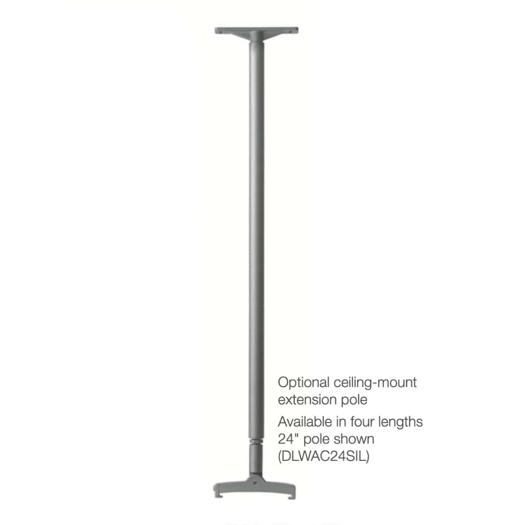 Dimplex 24" Silver Extension Mounting Pole Kit for DLW Series