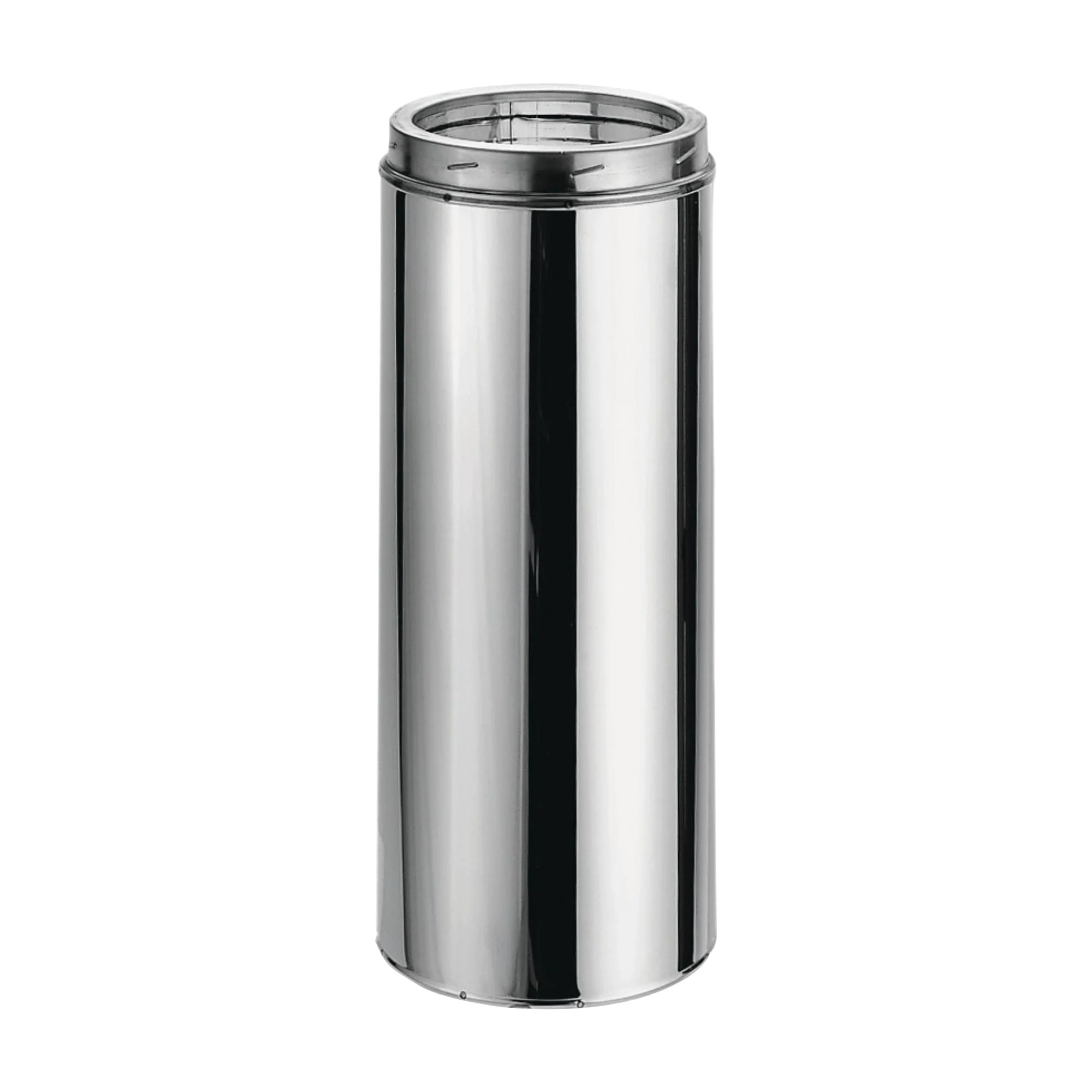 DuraVent DuraTech 7" x 24" Galvalume Double-Wall All-Fuel Chimney Pipe With Protective Carton Filler