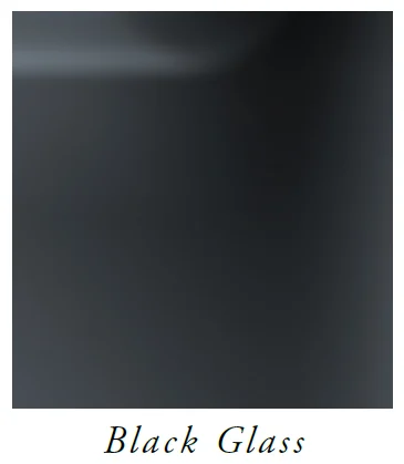 Empire Black Glass Liner for Rainier Fireplace Insert
