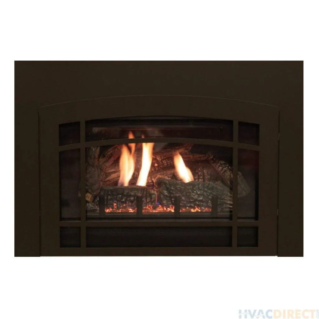Empire Black Lancaster Front for 28" Small Innsbrook Direct Vent Fireplace Insert