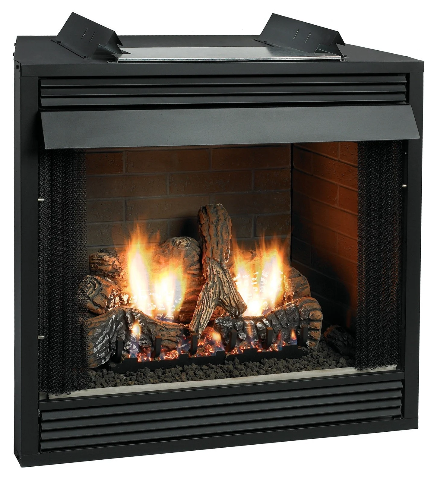 Empire Breckenridge 36" Louvered Front Vent Free Premium Firebox