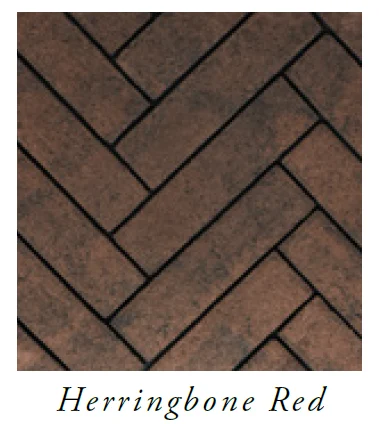 Empire Herringbone Red Liner for Rainier Fireplace Insert
