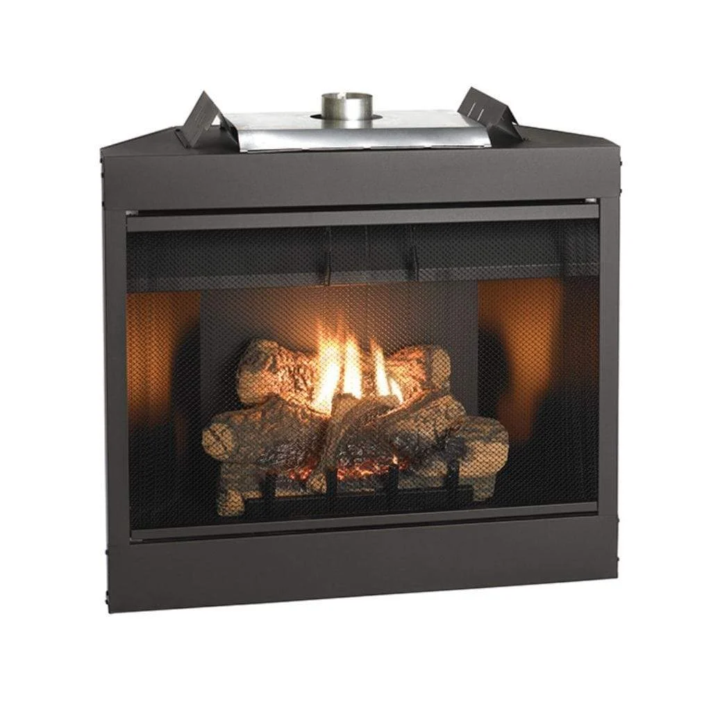 Empire Keystone 34" Intermittent Pilot Control With Flush Face, Natural Gas B-Vent Deluxe Fireplace