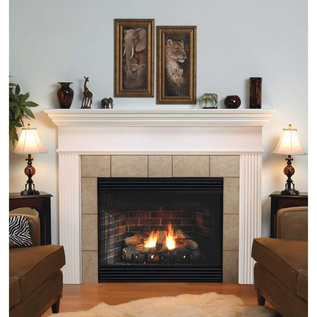 Empire Keystone 42" Millivolt Control With Louver, Natural Gas B-Vent Premium Fireplace