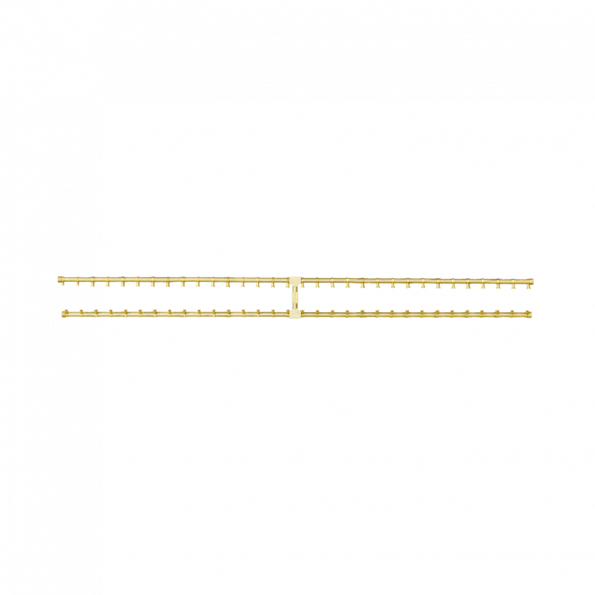 Firegear Pro Series 80" Brass Natural Gas Fire Pit H-Burner