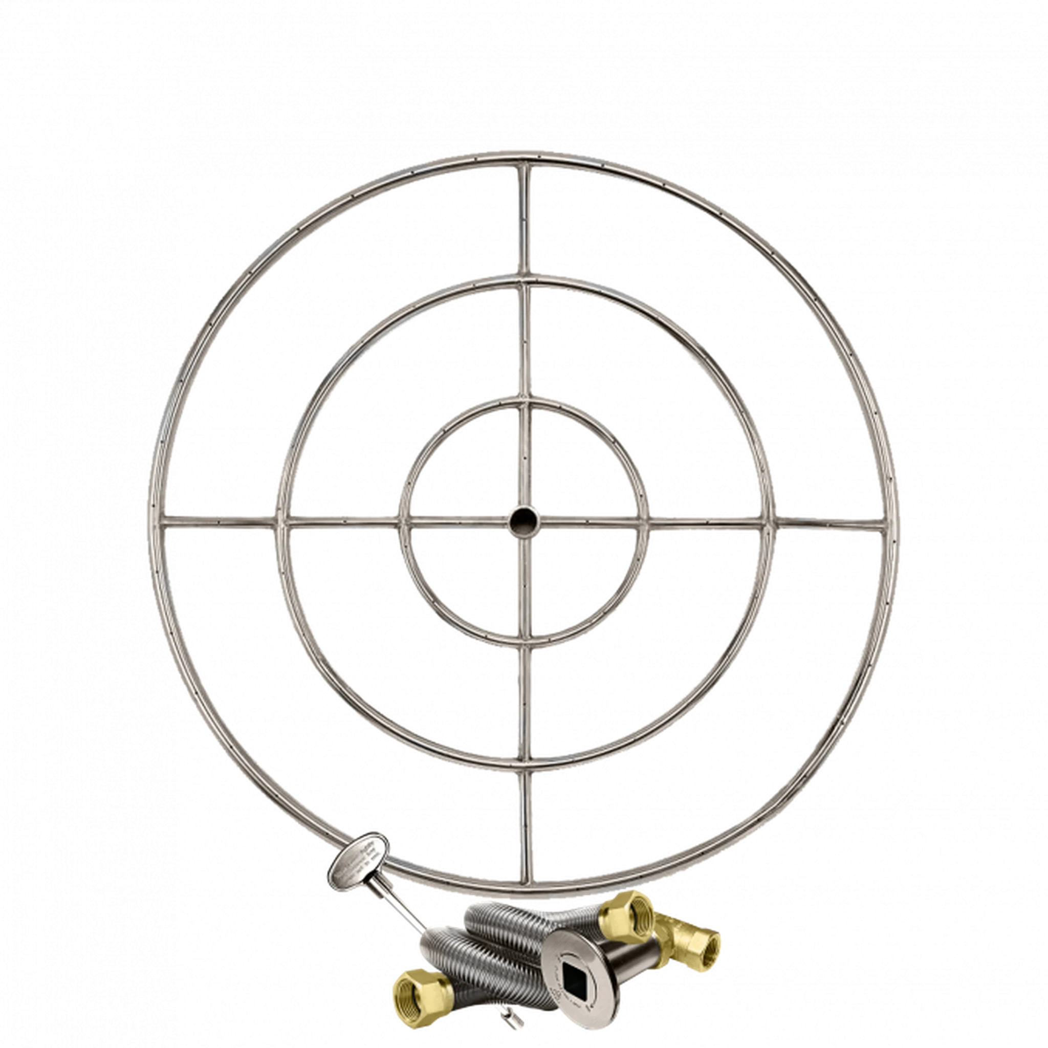 Firegear Stainless Steel Series 36" Natural Gas Fire Pit Burning Ring Kit