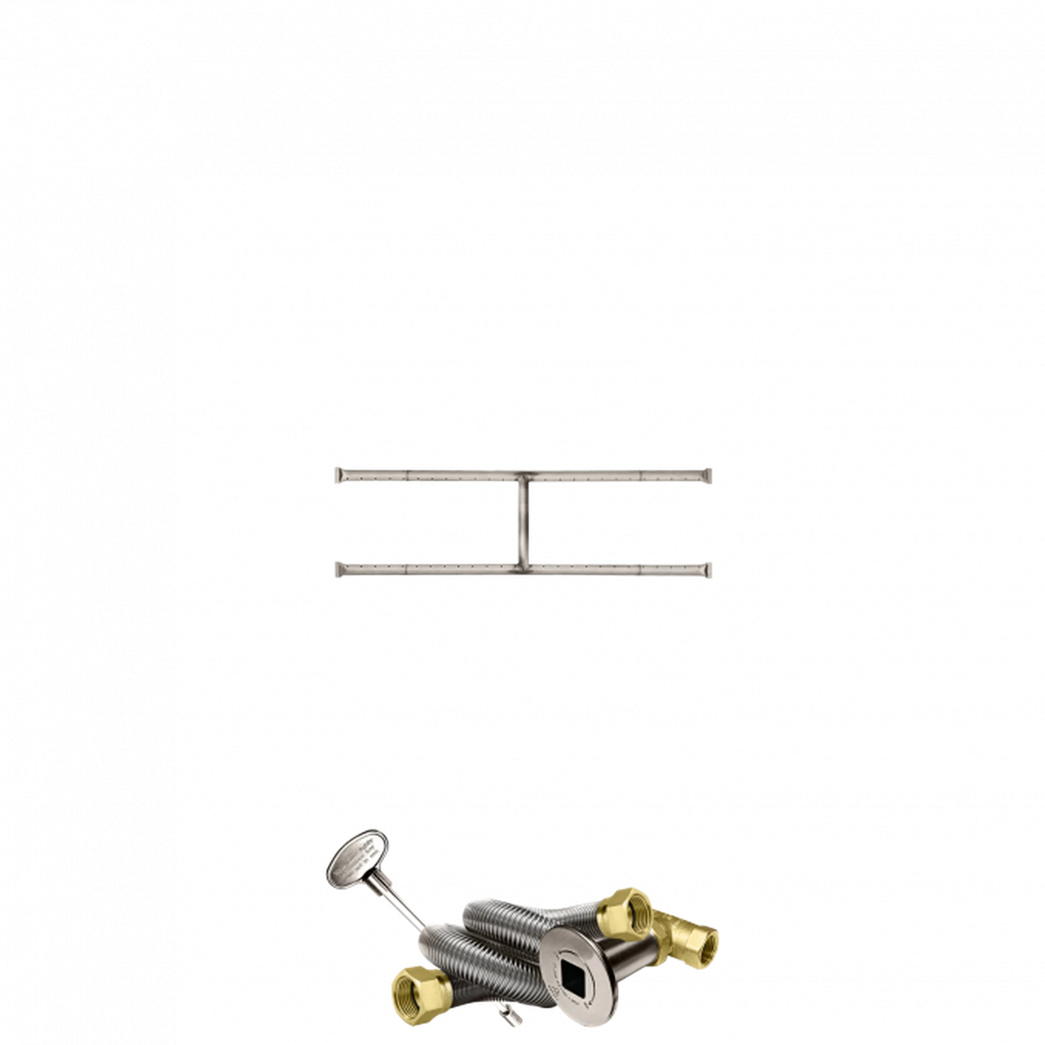 Firegear Stainless Steel Series 36" x 6" Natural Gas Fire Pit H-Burner Kit