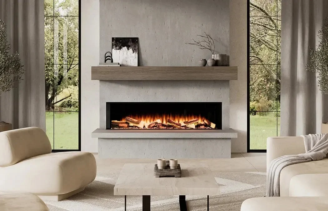 Flamerite Fires E-Ridium 1500 60" Linear Holographic Electric Fireplace