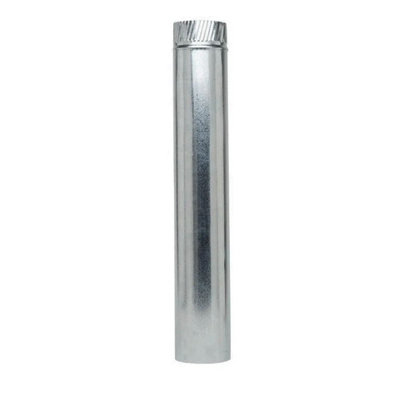 Gray Metal 6" X 24" Galvanized GAL0624 26 Gauge Connector Pipe