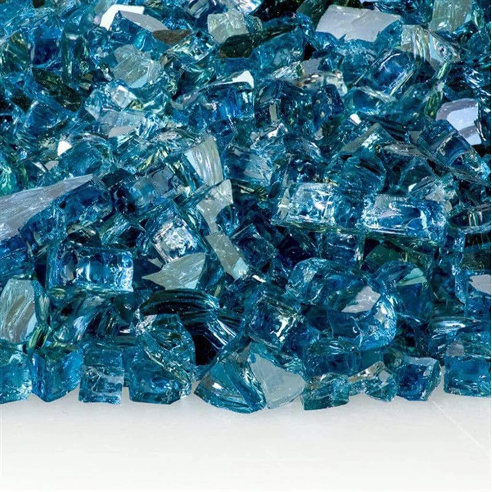Hargrove Q-BLR-10 10lb. Blue Lagoon Reflective Fireglass