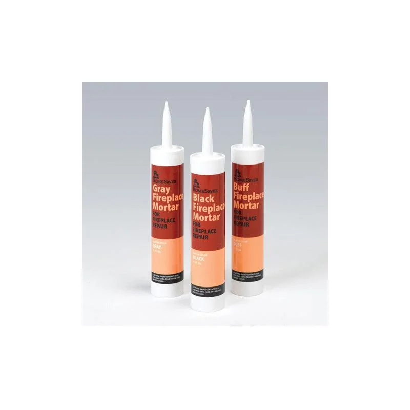 Homesaver 11 Oz. Black Fireplace Mortar Cartridge (1 Case of 6) (COP81610)
