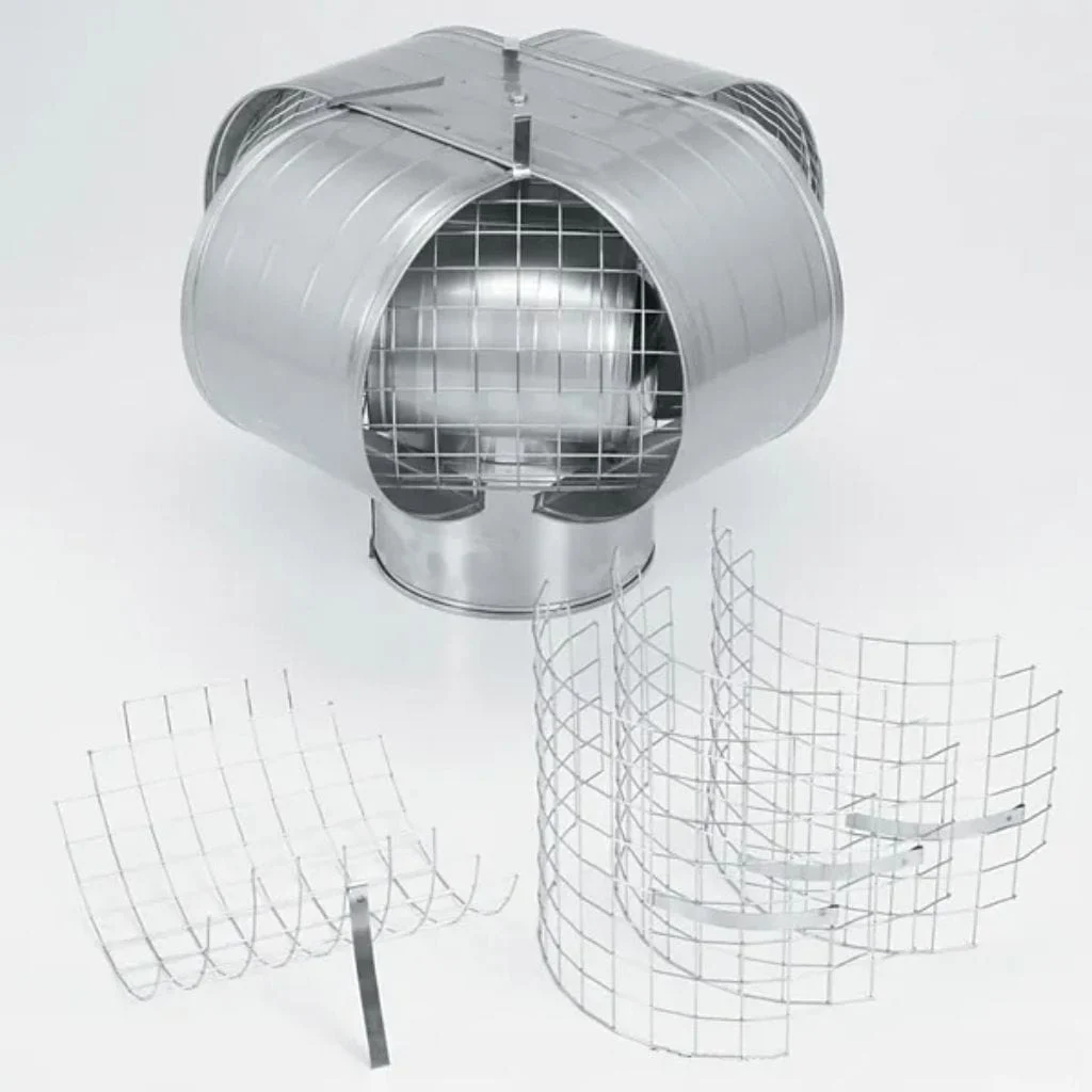 ICP 1" Screen for Vacu-Stack 23" & 24" Inner Diameter Stainless Steel Wind Chimney Cap