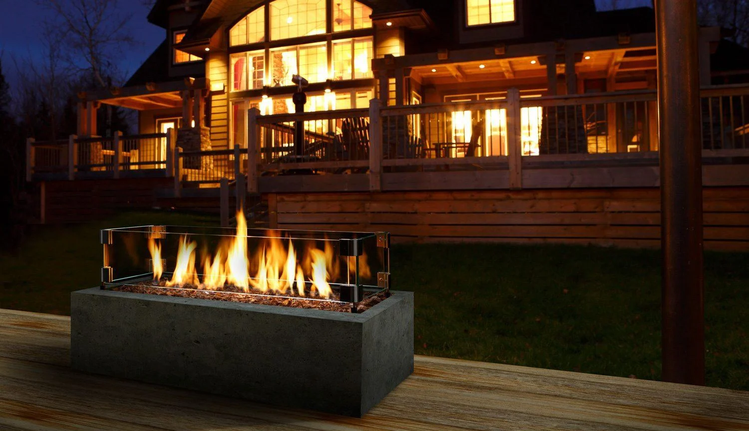 Kingsman Barbara Jean 36" Intermittent Pilot Proflame 2 Control, Natural Gas Outdoor Linear Burner