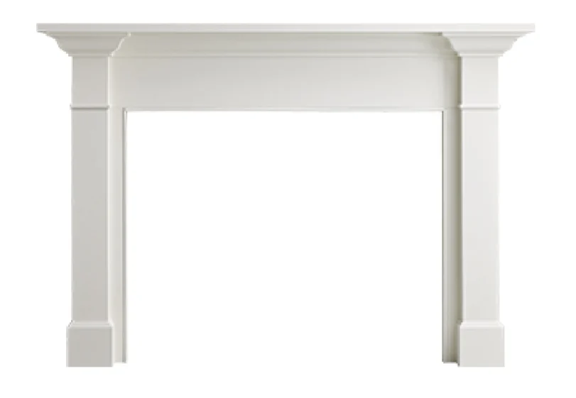 Majestic Design Series Malone Primed MDF Traditional Style Flush Wood Fireplace Mantel Sample