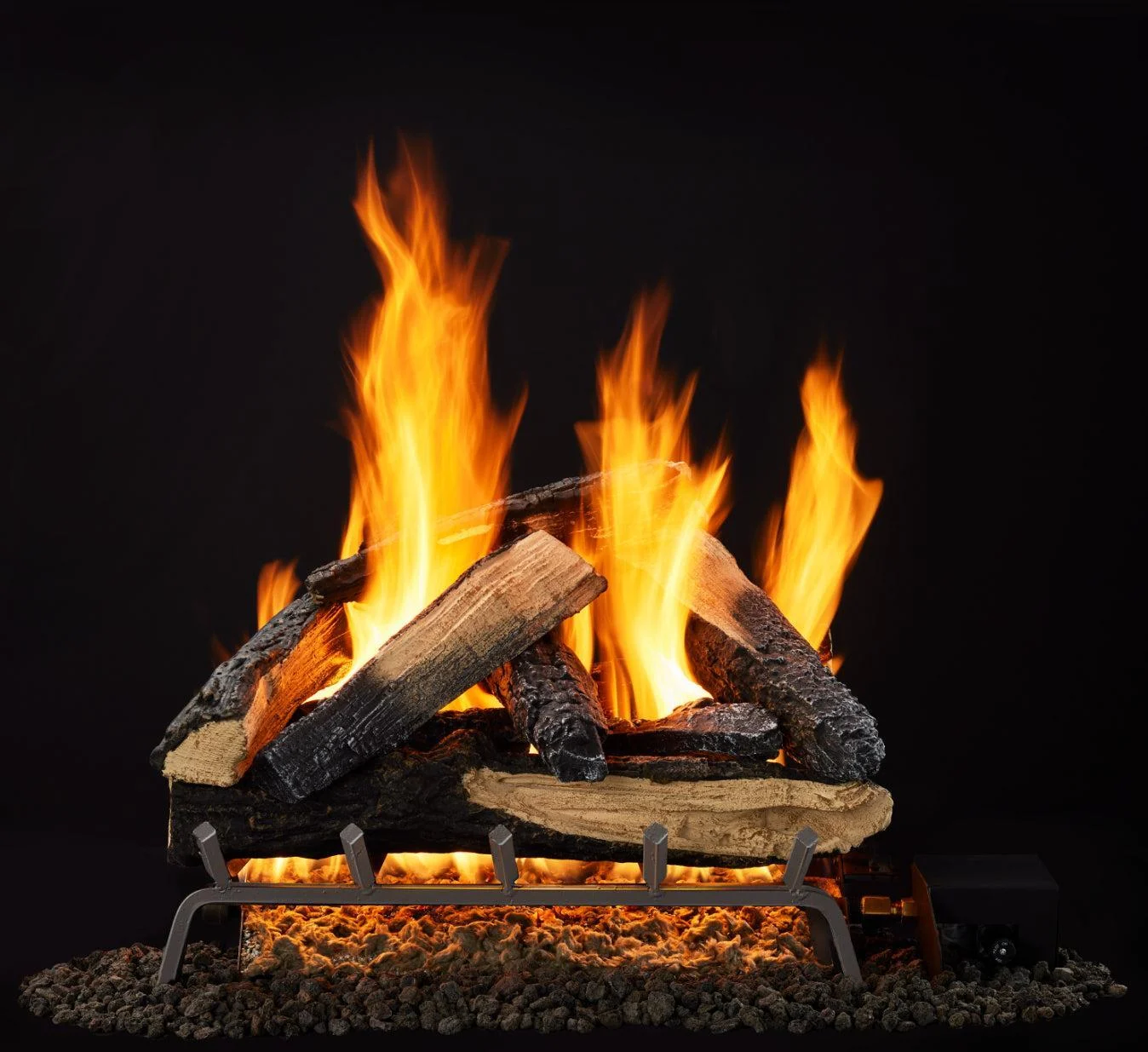 Majestic Kindled Stack 18" 10-Piece Vented Gas Log Set