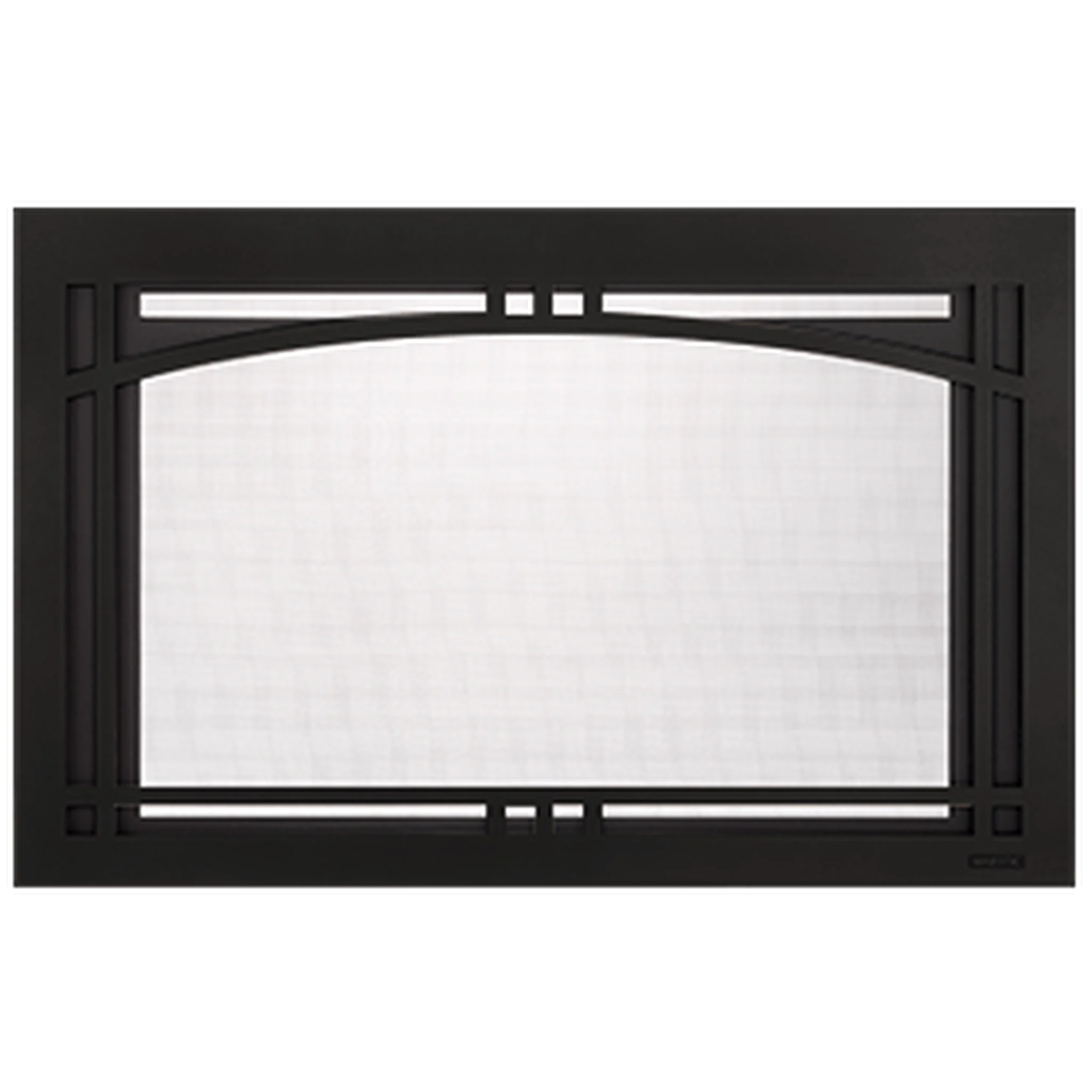 Majestic New Bronze Contemporary Arch Front for Ruby 35" Fireplace Insert