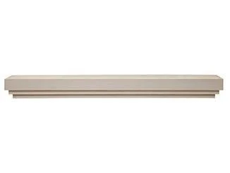 Majestic Signature Series Crosby Unfinished Maple Modern Style Wood Mantel Shelf Sample