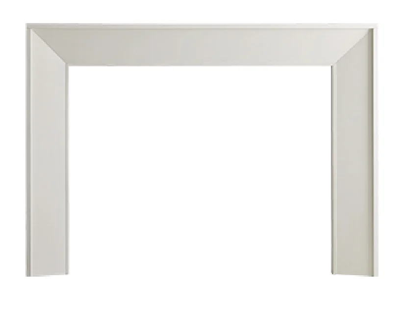Majestic Signature Series Zimmer Primed MDF Modern Style Flush Wood Fireplace Mantel Sample