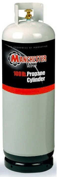 Manchester Tank 100lbs POL Gray Valve Vertical Tank Accessory
