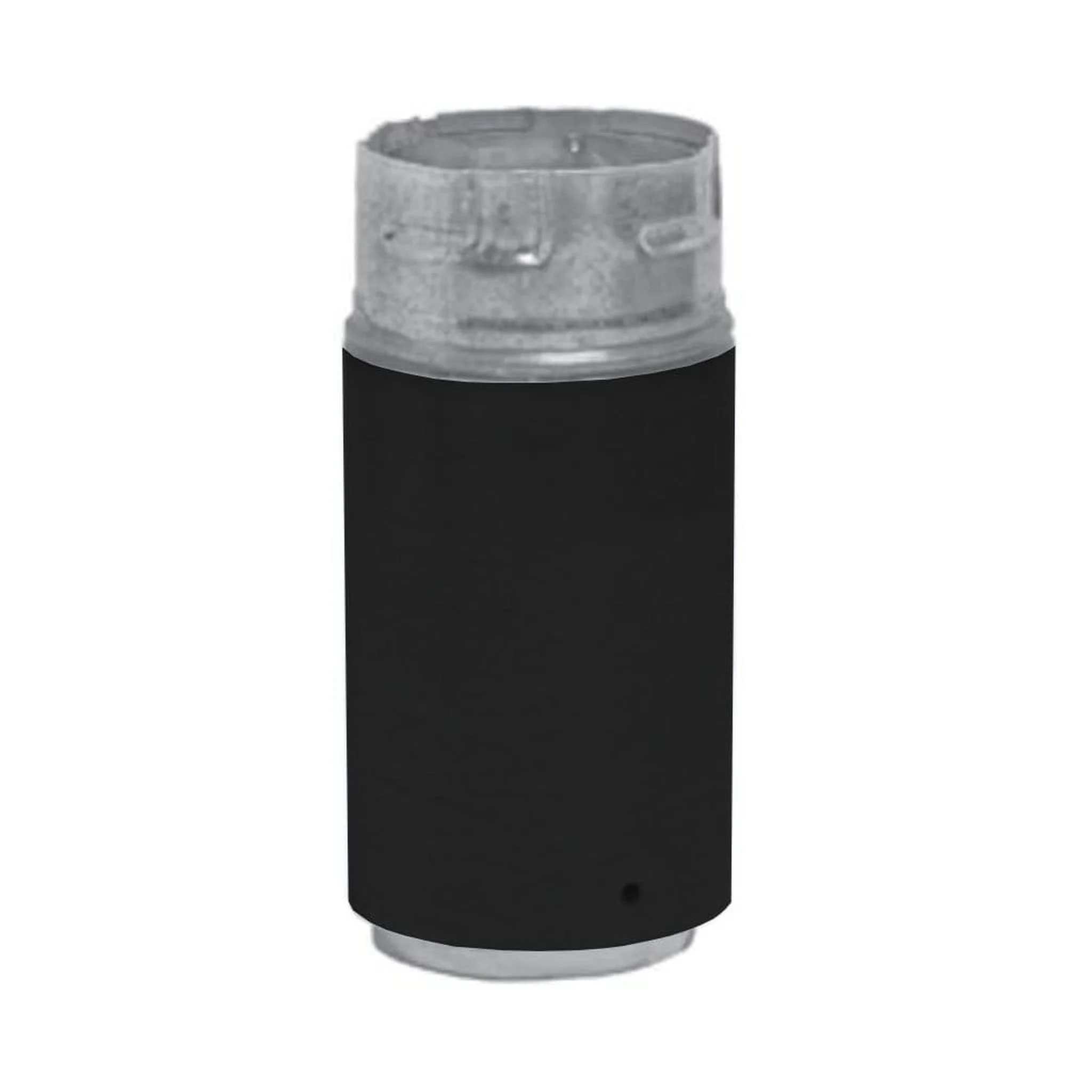 Metal-Fab Biomass Chimney 4" Black Male Flex Adapter