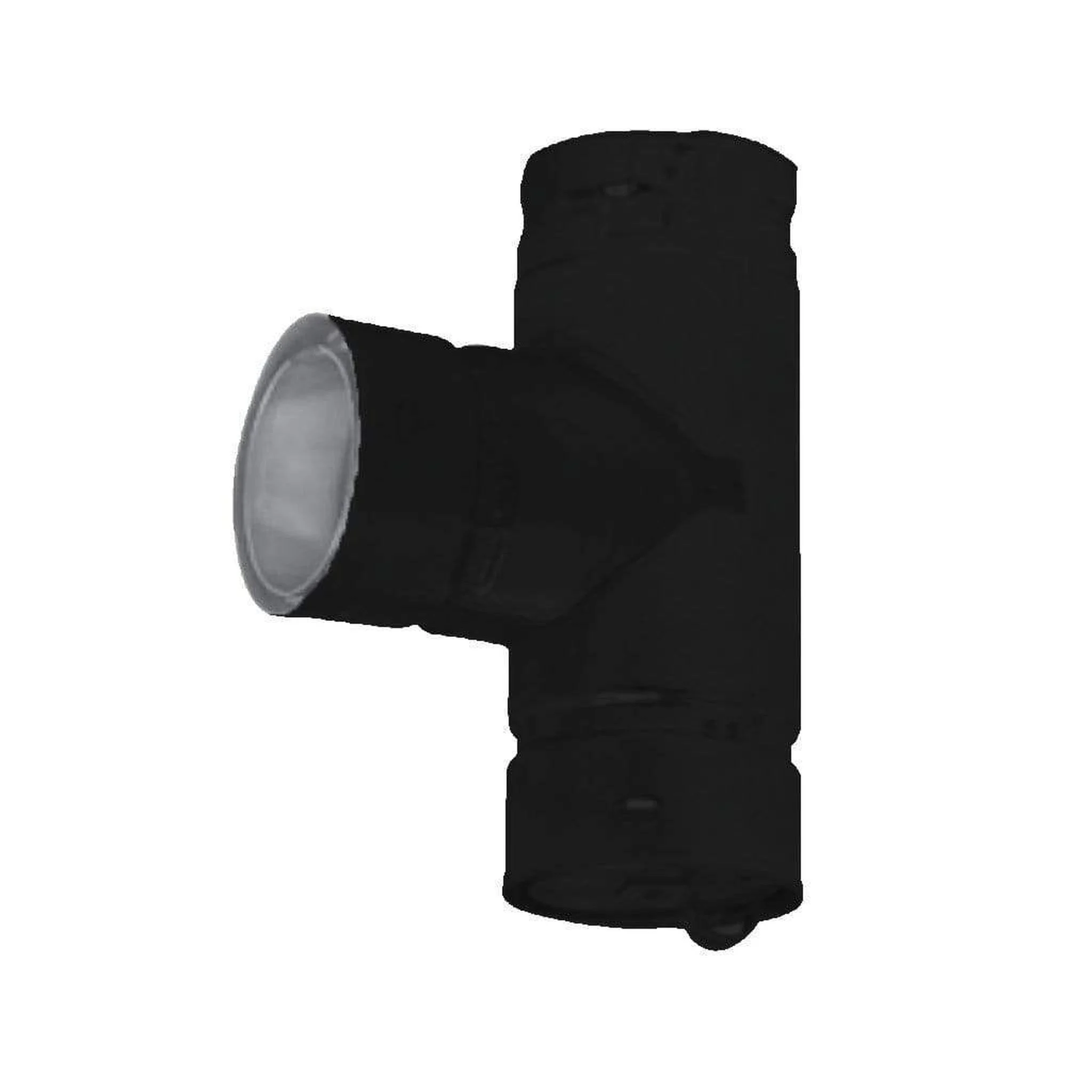 Metal-Fab Biomass Chimney 6" Black Standard Tee With Pull-Off Cap