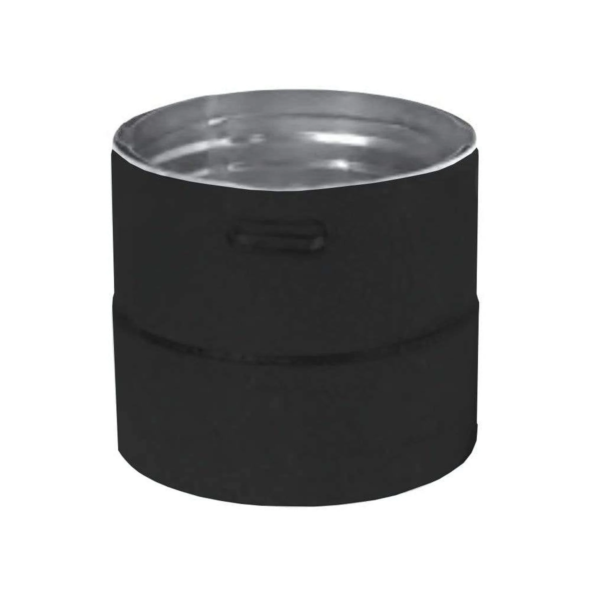 Metal-Fab Premium Biomass 3" Black Universal Stove Adapter