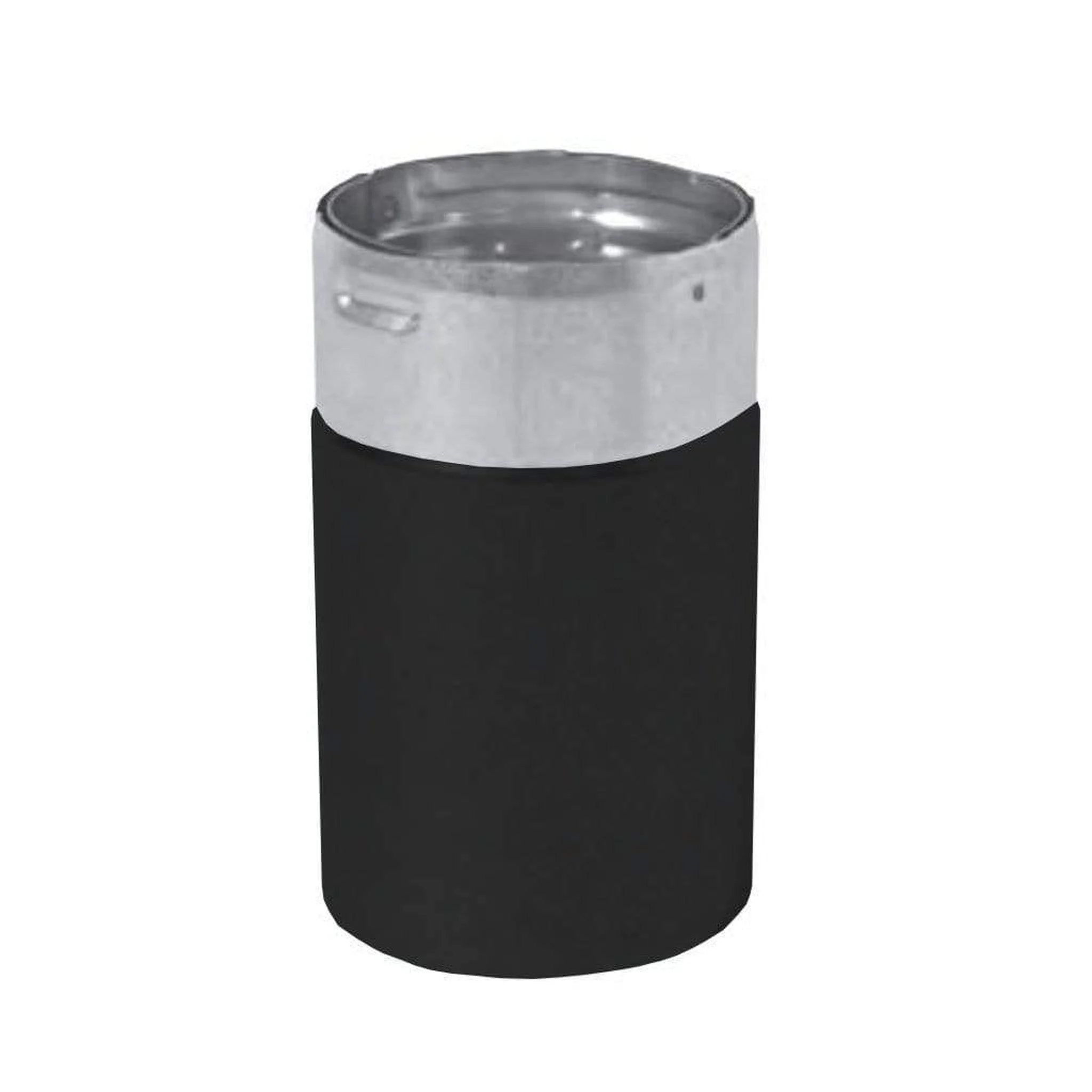 Metal-Fab Premium Biomass 4" Black Male Flex Adapter