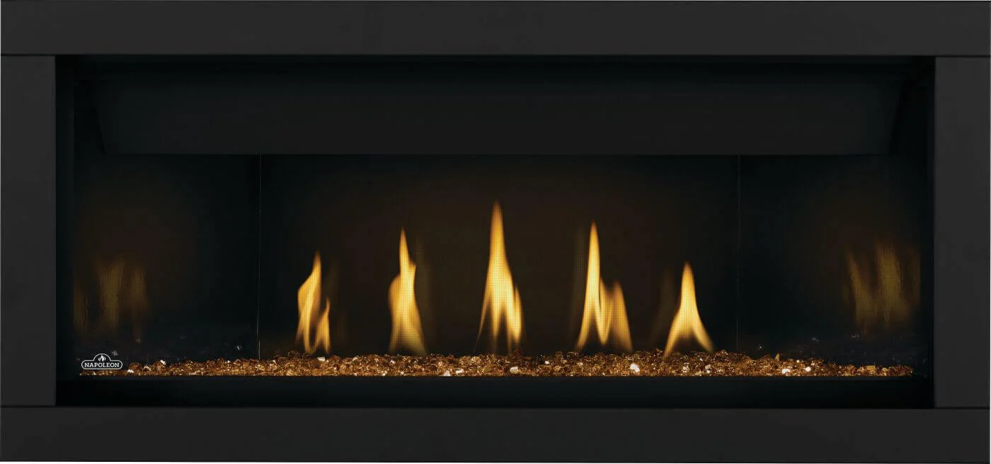 Napoleon Ascent Premium 46" Electronic Ignition, Natural Gas Direct Vent Linear Fireplace