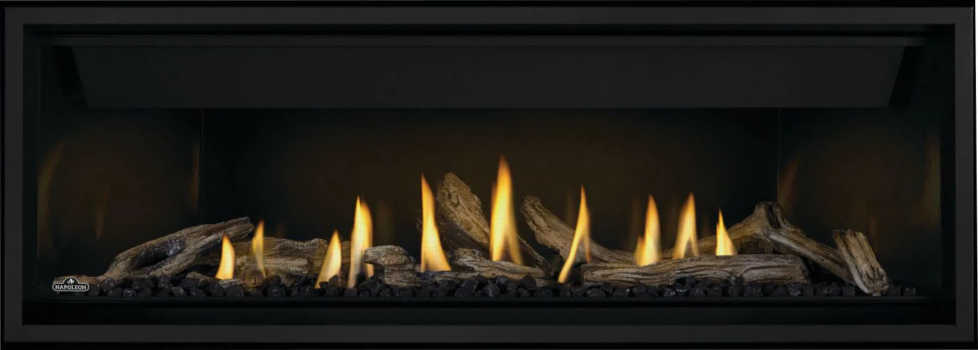 Napoleon Ascent Premium 56" Electronic Ignition, Natural Gas Direct Vent Linear Fireplace