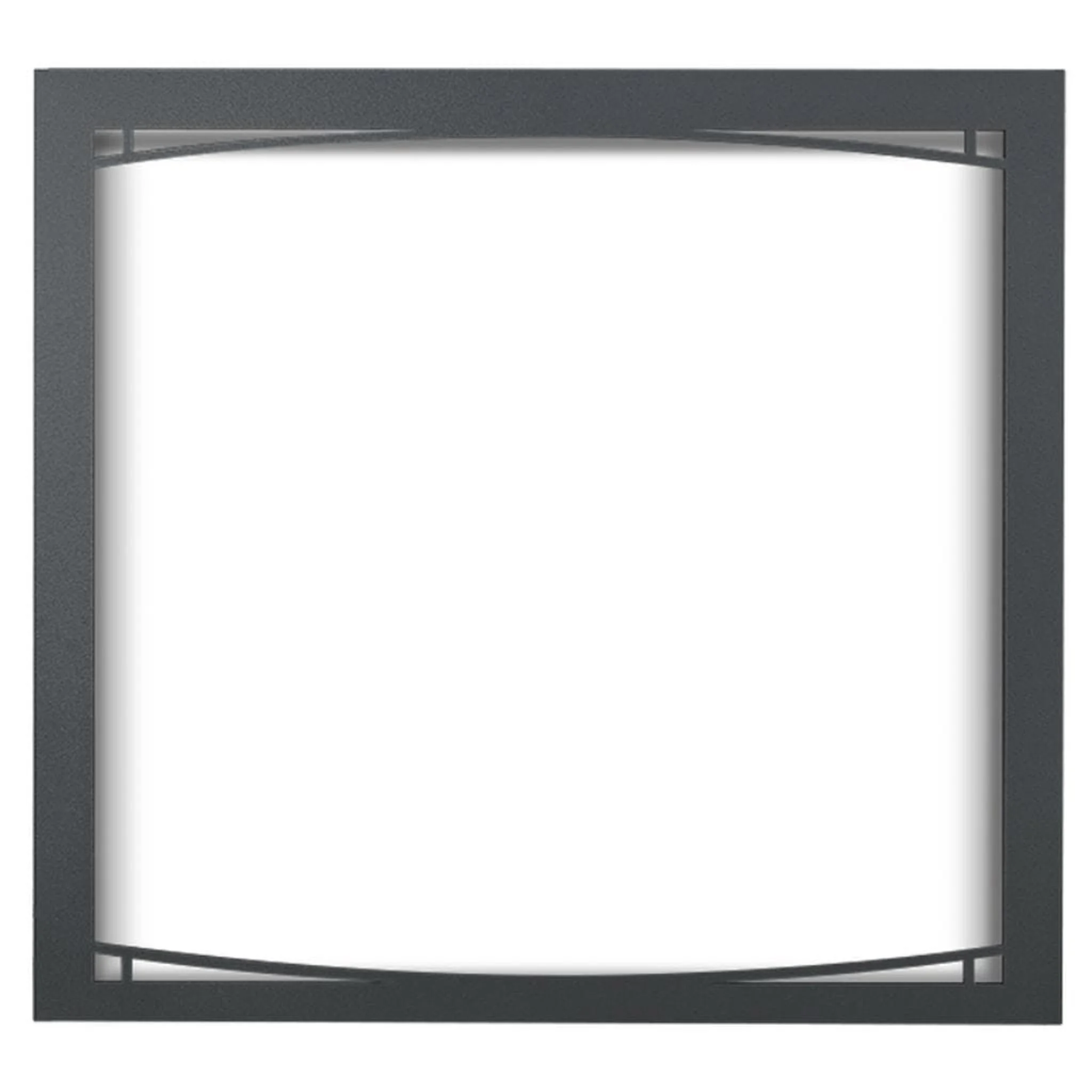Napoleon Charcoal Zen Design Decorative Front for 36" Elevation Direct Vent Fireplace